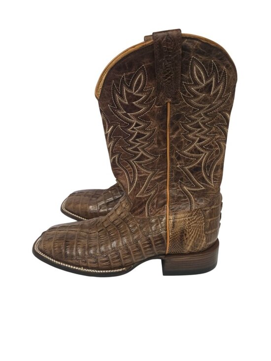 Cody James Men\'s BBME-128 Exotic Caiman Tail Western Boot Brown Size 10D main image 6
